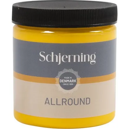 Udendrsmaling Gul 250 ml (silkemat)