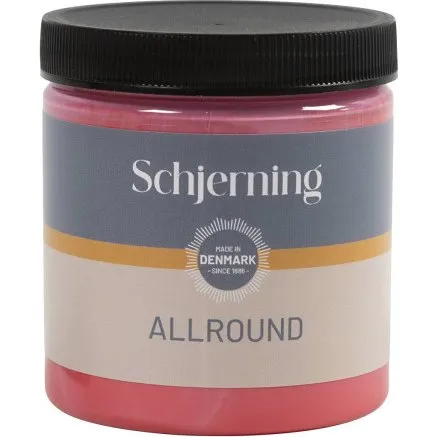 Udendørsmaling Primær Rød 250 ml (silkemat)