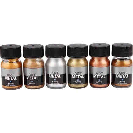 Schjerning Hobbymaling Metallic 6x30 ml