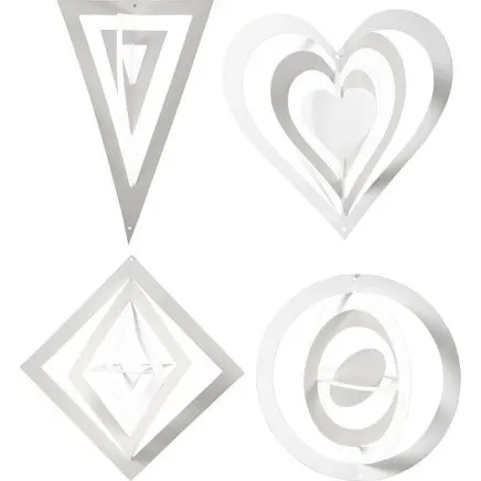 TeACH Me 3D ophng hvid 18/22/24 cm, 16 stk.