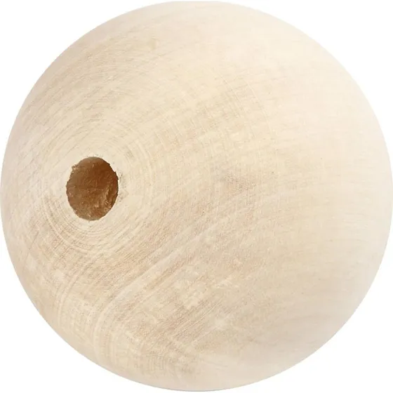 Creativ Company Trperle  80 mm, hul 12 mm