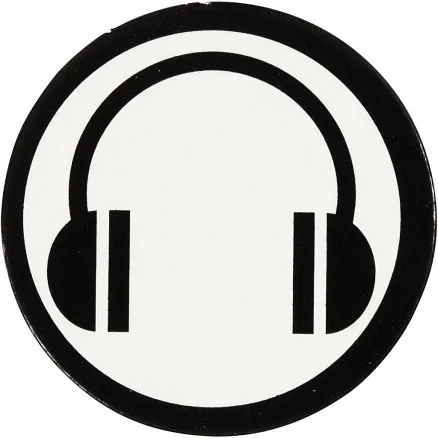 Happy Kartonmrkat 25 mm, hvid/sort, 20 stk