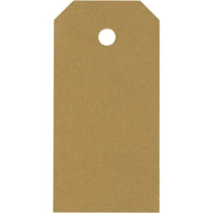 Manilamrker 4x8 cm 250 g, guld  1000 stk.