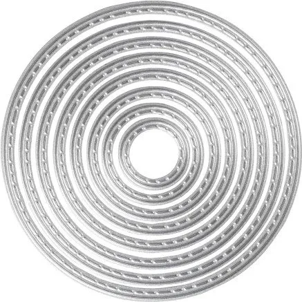 Skre- og prgeskabelon, cirkler  1,57 cm (1 stk)