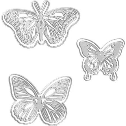 Skre- og prgeskabelon Sommerfugle 54,5+6,55+84,5 cm