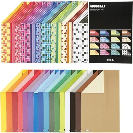 Color Bar Rivekarton A4 250 g  32x10 ark, ass. farver