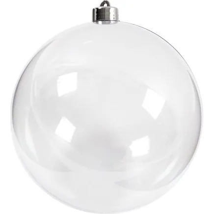 Deko transparent dekokugle Ø 15,6 cm, 1 stk.
