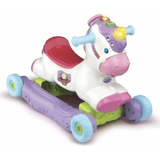 VTech Baby Cléo ma Licorne gåbil/gyngedyr, multifarvet
