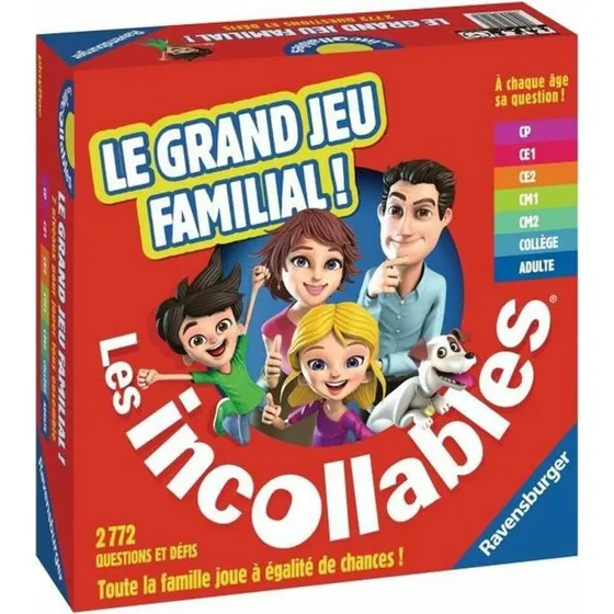 Ravensburger Les Incollables Familiequiz - fra 6 r