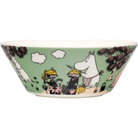 Arabia Moomin Omtanke skl 15 cm, grn