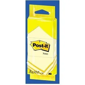 3M Post-it™ Notes 51 x 38 mm Gul - 3 stk