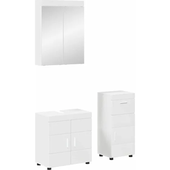 vidaXL TULUM badevrelsesmbelst med skuffe, hvid