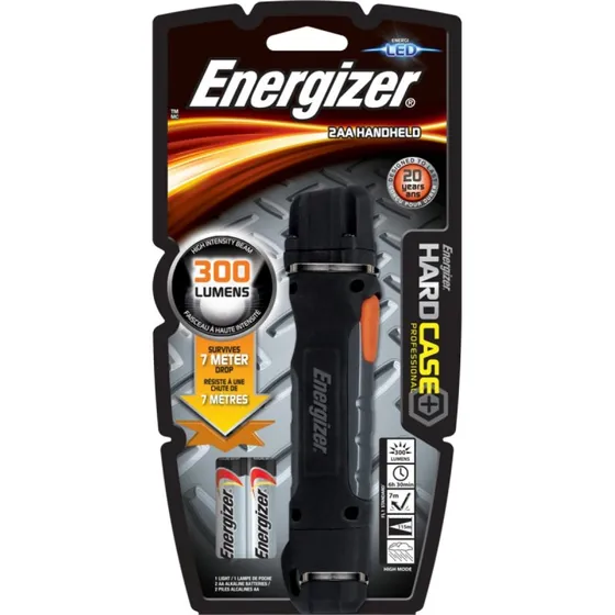 Energizer Hardcase Pro 3 LED 2xAA  professionel lommelygte
