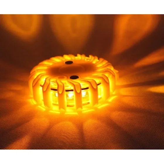 JAPCELL FLARE genopladeligt sikkerhedslys 'Turtle' inkl. batterier