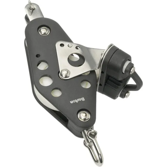 Barton violinblok 12 mm med svirvel, hundsvot og klampe