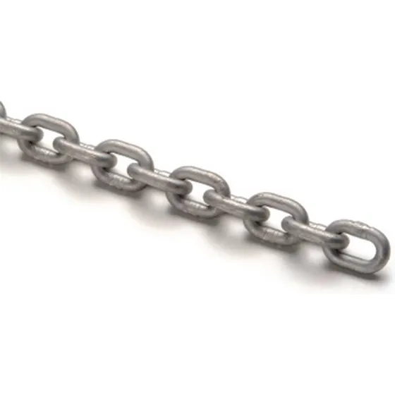 Kortleddet kæde galvaniseret DIN 766 8 mm