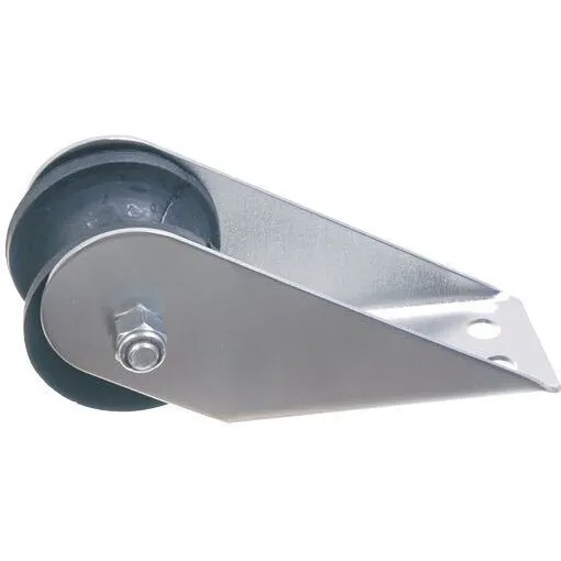AISI 316 Ankerrulle fast 165x51 mm med nylonhjul