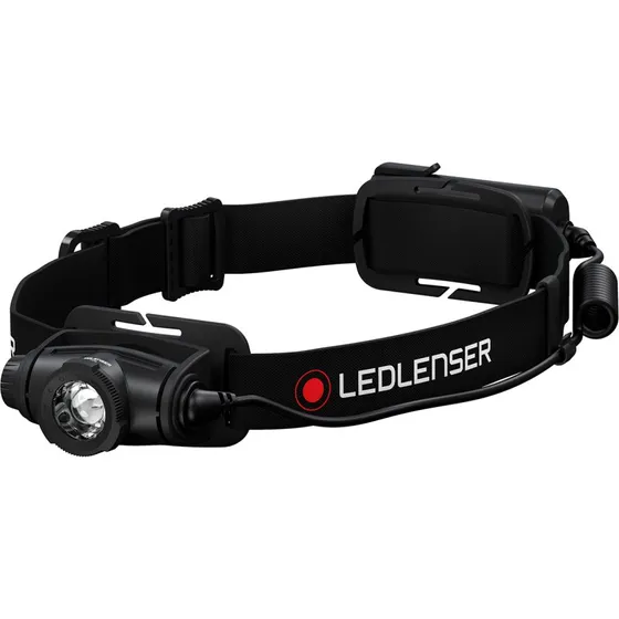 Ledlenser H5R Core pandelampe 500 lm, genopladelig, sort