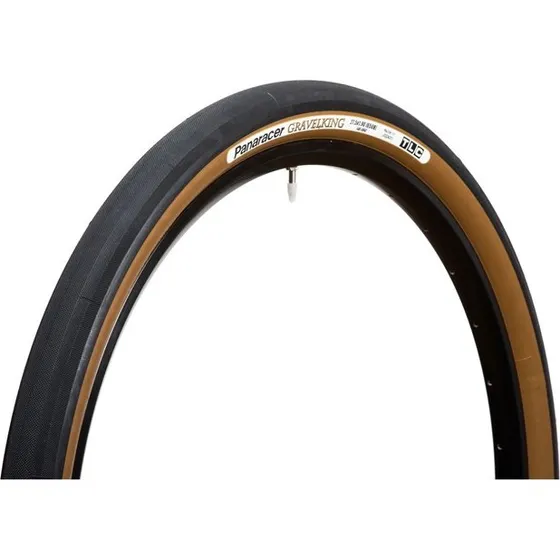 Panaracer GravelKing 27,5 x 1,9 (650B) Tubeless Foldedk, Sort/Brun