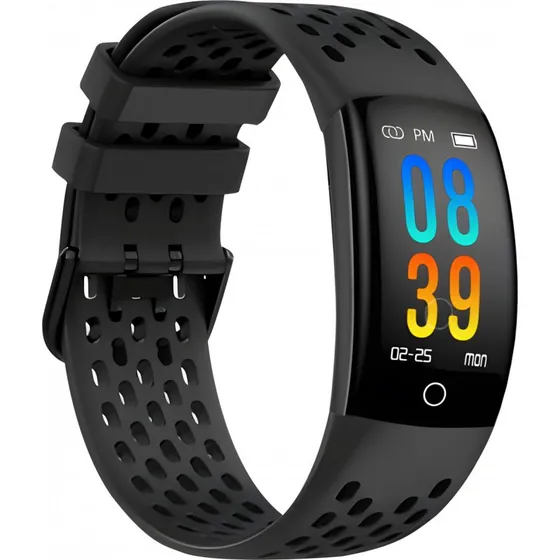 Puro Fitbit Charge 5 Sport+ silikone-rem, sort