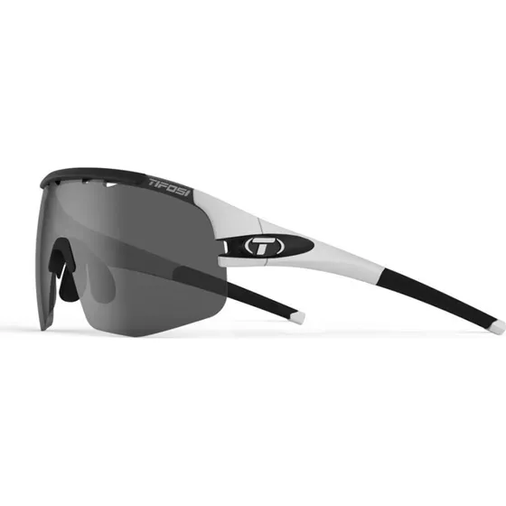 Tifosi Sledge Lite cykelbrille mat hvid/sort med 3 linser MXL