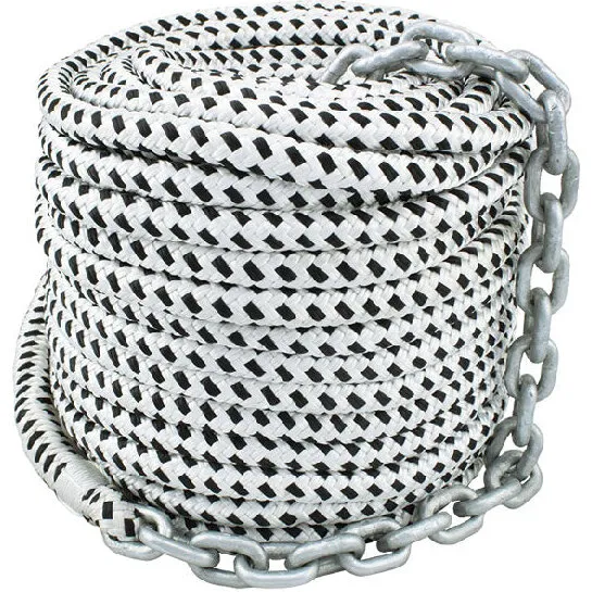 Ankertov inkl. ankerkæde Ø14 mm x 50 m (kæde Ø8 mm x 4,5 m)