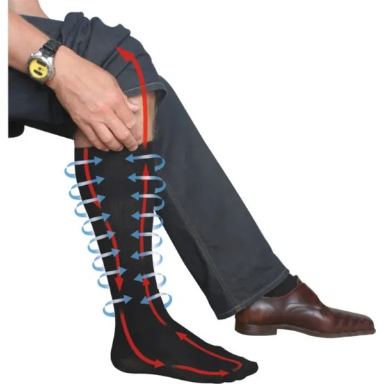 TravelSafe Pressure Socks - Kompressionsstrmper, sort M (39-42)