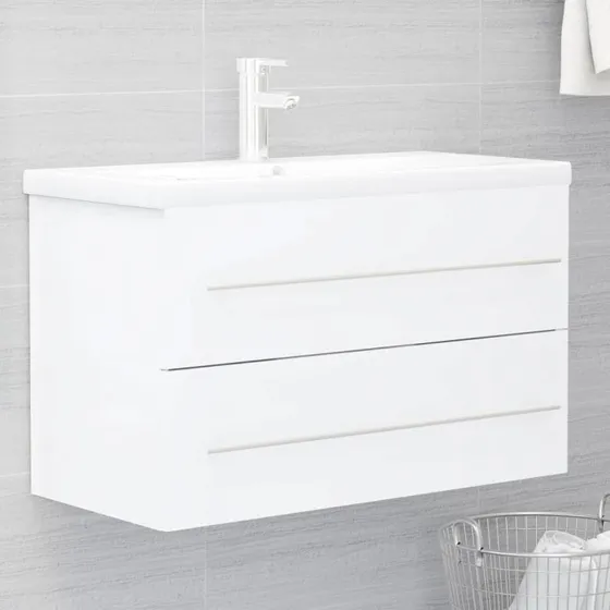 vidaXL skab til håndvask 80x38,5x48 cm hvid