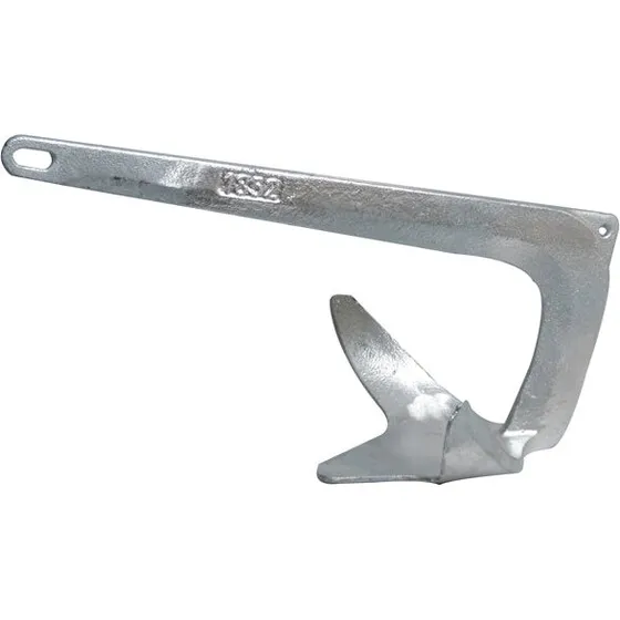 1852 M-anker galvaniseret 7,5 kg - <30 fod