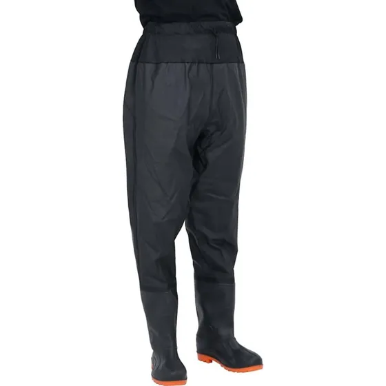 vidaXL waist waders med stvler str. 44 sort