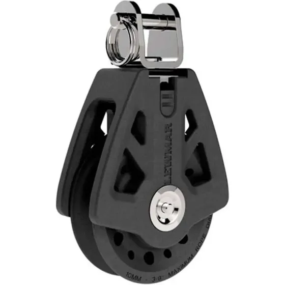 Lewmar Synchro 50 mm enkel blok, sort