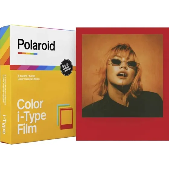 Polaroid i-Type Farvefilm Color Frame (8 eks.)