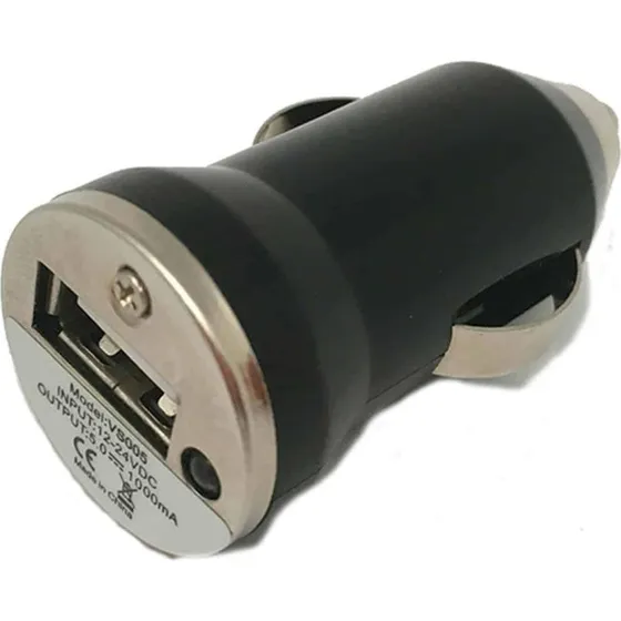 Elwis Car Adaptor billader med USB