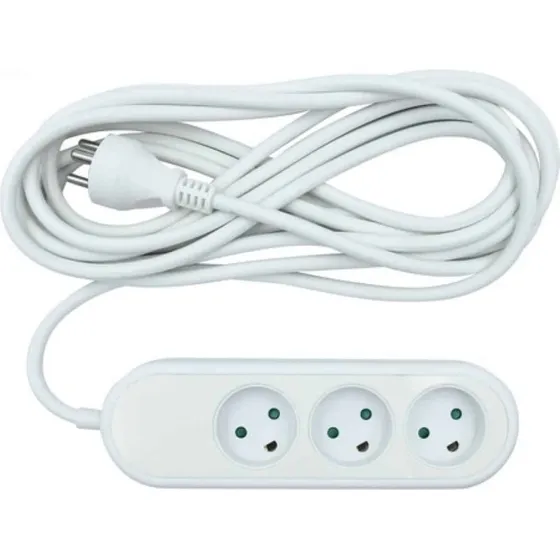 Nq Power 3-vejs Stikdse, Jordet (D), 5 m