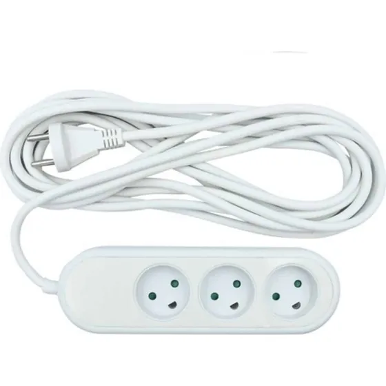 NQ Power 3-vejs stikdse med dummyhul og 5 m kabel