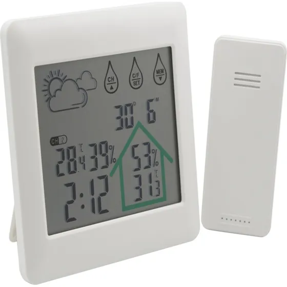 NQ Power Trdls Vejrstation Indendrs/udendrs  Hvid