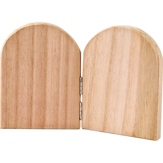 Ikonplade 11x17 cm, toflojet trikonplade - 1 stk