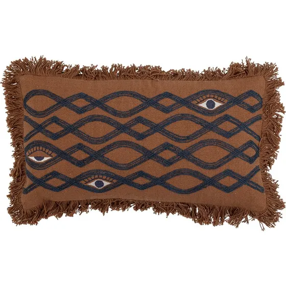 Bloomingville Galia pude 50x25 cm, brun - 100% bomuld