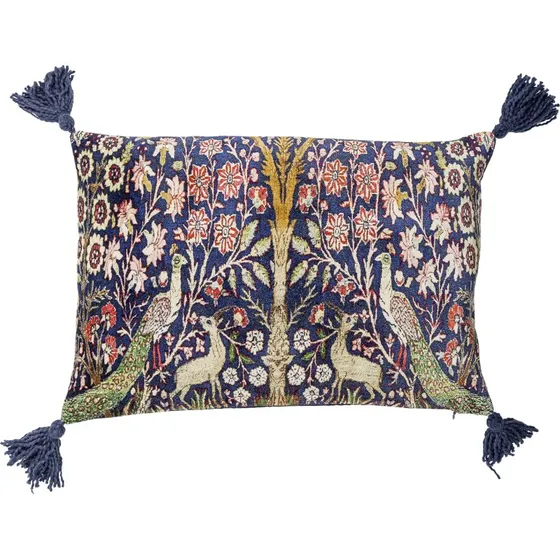 Creative Collection Adya pyntepude 50x35 cm blå viskose