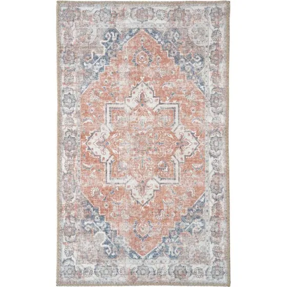 HOUSE NORDIC Havana drmtte 50x80 cm - orange/bl