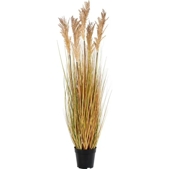 House Nordic Sorghum Grass kunstig plante 110 cm – natur