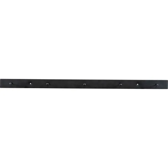 House Nordic Vita knagerække, 5 knager, sort stål 70 cm