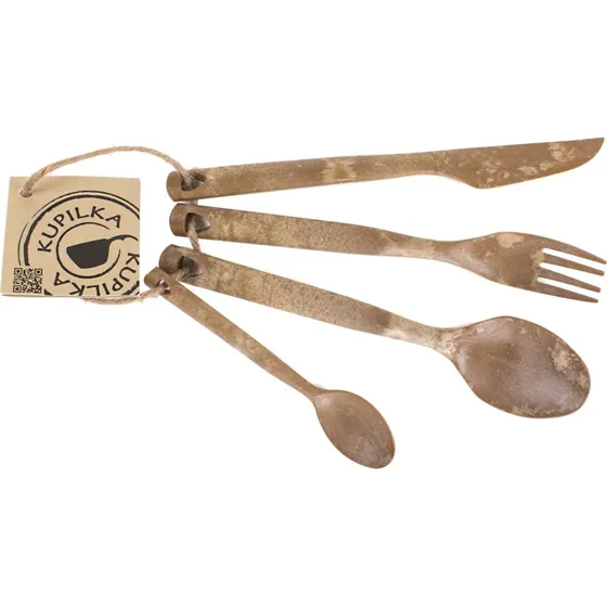 Kupilka Cutlery bestikst 4 dele, brun