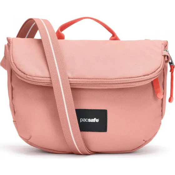 Pacsafe Go Saddle Crossbody Rose 5L skuldertaske