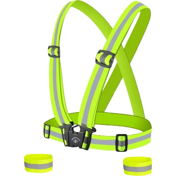 Nordic Grip Reflective Set Junior Vest - Gul One Size