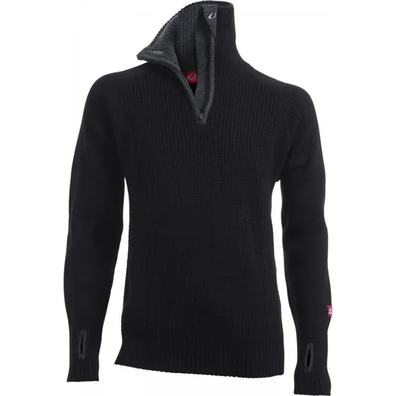 Ulvang Rav Sweater W Zip Black/Charcoal Melange XS