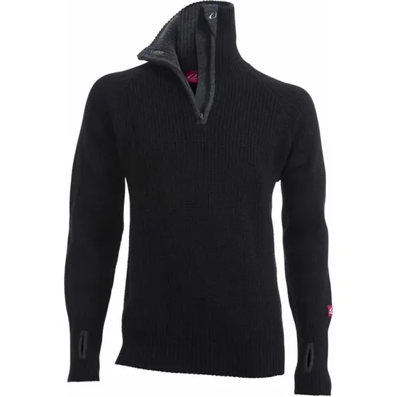 Ulvang Rav Sweater Zip Black/Charcoal Melange Str. S