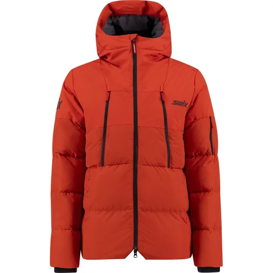 Swix Surmount Down Jacket U Fiery Red, Str. L