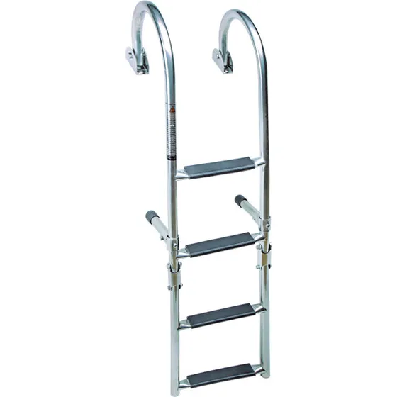 Snekke Badestige 4 trin, poleret rustfrit stål 240 mm