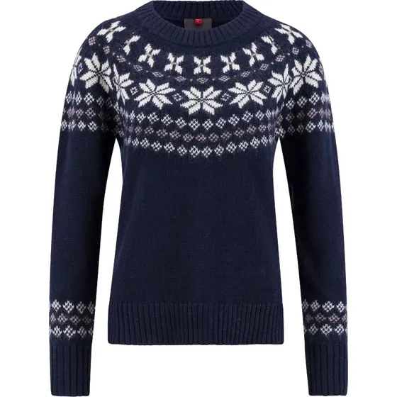 Ulvang Eio Sweater Ws - New Navy/Vanilla/Woodrose, XS